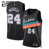 Dres San Antonio Spurs Devin Vassell Nike 2025-26 City Edition Crno Swingman - Dječji